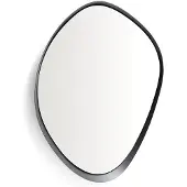 Natur24 Spiegel Tebel 67,5 x 74,5 x 4,5 cm Glas Metall Schwarz