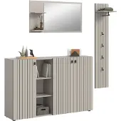 Xonox .home Station Garderobenkombation (B/H/T: 201x192x37 cm) Kaschmir Nachbildung