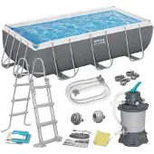 Bestway Rahmen-Gartenpool 404 x 201 x 100 cm 10 in 1 56442