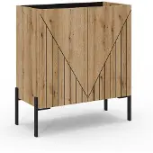 Ebuy24 Neo Sideboard 2 Türen, Eiche Nachbildung.