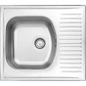 Deante 1-bowl steel sink with drainer