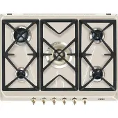 Smeg SRV876AVOGH2 Kochfeld Hafer Integriert 75 cm Gaskochfeld 5 Zone(n)