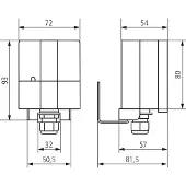 Theben AG THEB Helligkeitswertsender 133EIB/KNX LUNA EIB/KNX 110x72x54mm