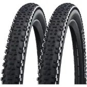 Schwalbe 2x Rapid Rob 57-622 weiss-schwarz Drahtreifen K-Guard 29x2.25 Mantel