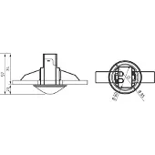 Theben AG wei theRonda S360-100 DE WH Präsenzmelder Einbau 2080560