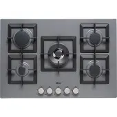 Elleci Plano 75 TCC, Titan, Integriert, Gaskochfeld, Metaltek, 5 Zone(n), 5 Zone(n)