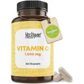 Arigato Distribution GmbH Vitamin C 1000 (365 Kapseln = Jahresvorrat) Vitamin C Kapseln hochdosiert