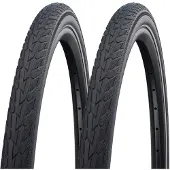 Schwalbe 2x Road Cruiser 42-622 schwarz/coffee Drahtreifen K-Guard 28x1.60
