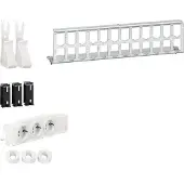 Hager Multimedia Kit mit UM00M4 3xSteckdose,Patch-Panel RJ45