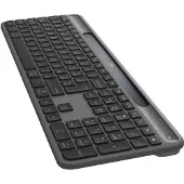 Logitech Signature Slim Solar + K980 for Business, Volle Größe (100%), Kabellos, RF Wireless + Bluetooth, Scherenschalter, QWERTY, Graphit