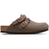 Birkenstock Kids Kay Birko-Flor Nubuck Mocha Narrow-Schuhgröße 32