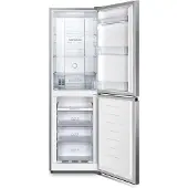 Hisense Freistehend Kühlschrank/Gefrierschrank, Silber, 256 l, 256 l, SN-T, 5 kg/24h, D, Fresh Zone Fach, Grau, Silber