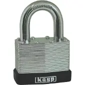 Kasp K13030A1 Hængelås 30 mm Identiske Sølv Nøglelås