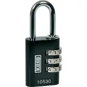Kasp K10530BLAD Hængelås 30 mm Sort Kombinationslås