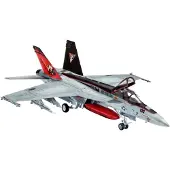 Revell F/A-18E Super Hornet, Fixed-wing aircraft model, Montagesatz, 1:144, F/A-18E Super Hornet, Männlich, Kunststoff