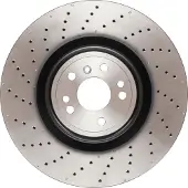 TRW Bremsscheibe DF6687S vorne, belüftet, perforiert, 1 Stück