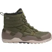 Xero Shoes Herren Winter High-Top-Schnürschuhe aus robustem Kunststoff und Textil in Oliv