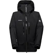 Mammut - Robuste und wasserdichte Jacke aus GORE-TEX PRO ePE – Herren – Crater Pro HS Hooded Jacket - Crater Pro HS Hooded Jacket Men Black für Herren