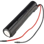AccuCell Notleuchtenakku NiCd 3,6V 2,500mAh L1x3 Baby C mit 200mm Kabel einseitig ersetzt 3,6V Akku