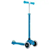 Globber PRIMO PLUS GLOW LIGHTS Scooter - Petrol Blue (443-100)