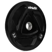 VirtuFit Olympische Krafttrainingsscheibe aus Gummi
