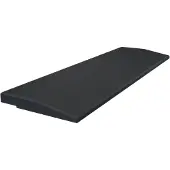 Flow Fitness Rampenprofil-Gummifliese mit wasserdichter SBR-Schicht - 50 x 15 cm