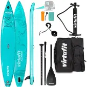 VirtuFit Supboard Racer 381 Türkis – Race SUP 381×71 cm