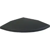 Flow Fitness Eckstück-Gummifliese mit wasserdichter SBR-Schicht - 15 x 15 cm