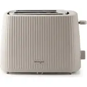 Seeger Design Toaster, 7 Röststufen, herausziehbare Krümelschublade, 930 Watt, Beige, SGR150SB