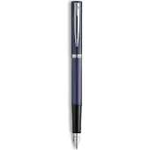 Waterman Füllfederhalter IMPRESSION blauer Lack CT F Blau Geschenkbox