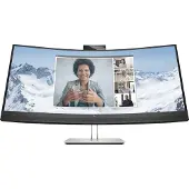 HP E34m G4 WQHD USB-C Curved-Konferenzmonitor, 86,4 cm (34"), 3440 x 1440 Pixel, Wide Quad HD, LCD, 5 ms, Schwarz