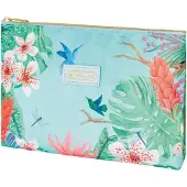 Herlitz 50043590, Weiches Federmäppchen, Grün, Muster, Reißverschluss, Kind, Uni