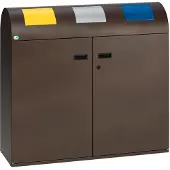Soennecken Wertstoffsammelstation WS 100R deeo-brown