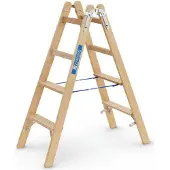 Zarges Crestastep B - Holz-Stufenleiter 2 x 4 Stufen