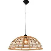 Brilliant Crosstown Pendelleuchte 1flg holz hell/schwarz