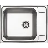 Deante Stahl Zeo_011b Spüle Mit 1 Becken Und Abtropffläche
