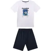 Sanetta Pyjama Homewear Bequem sitzend Pyjama short Teens Sharks