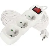 Emos 1902131000, 250 V, 10 A, 220-240 V, Weiß