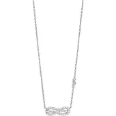 Emporio Armani Halskette - Emporio Armani Sterling Silver Station Necklace - Gr. unisize - in Silber - für Damen