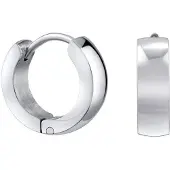 Silvego Timeless steel round earrings KMM95103