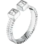 Morellato Open Steel Ring With Crystals Gioia Savy3901