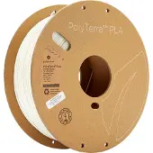 Polymaker PolyTerra Pla filament Baumwolle White 1.75 mm 1KG
