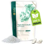 Nature Basics - Hochwertiges natürliches Magnesium aus Meersalz Vegan 140 g Kapseln
