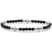 Sparkling Black Onyx Beaded Bracelet