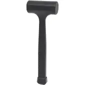 Ks Tools 140.5254, Rückschlagfreier Hammer, Polyurethan (PU), Glasfaser, Schwarz, 30 cm, 730 g