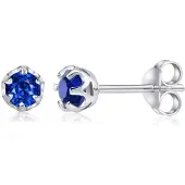 Silvego Silver earrings with realue Topaz JJJ1032DBS