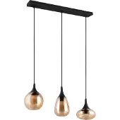 TRIO - Hängelampe LUMINA - Schwarz - 0x0x150 cm