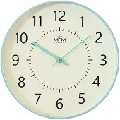 MPM -Quality Wanduhr Tamara rund Ø 314 mm Kunststoff Grün