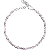 Brosway Luxury silver bracelet with zircons Fancy Passion Ruby FPR40