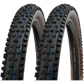 Schwalbe 2x Nobby Nic 62-559 SuperGround s/bronze Faltreifen SnakeSkin 26x2.40